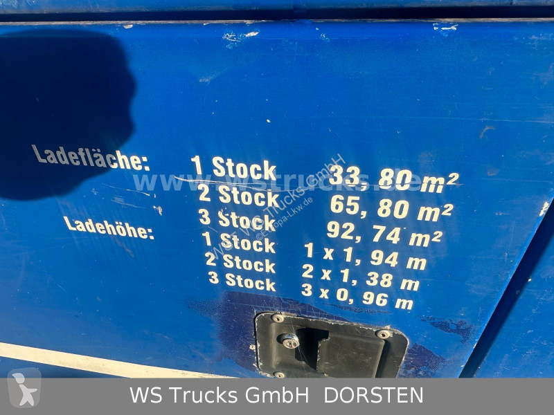 Semitrailer  Finkl  3 Stock Hubdach Typ 2...