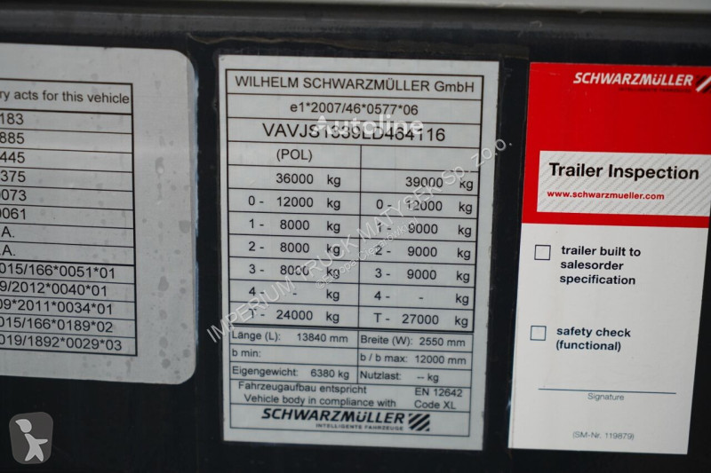 Semirimorchio Schwarzmüller / FIRANKA /...