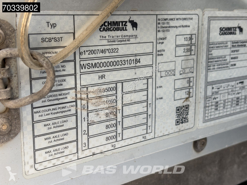 Schmitz Cargobull SCB*S3T Sliding Roof MOT...