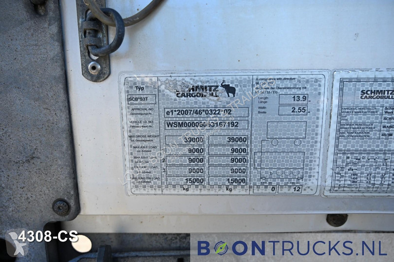 Félpótkocsi Schmitz Cargobull SCB*S3T | TAIL...