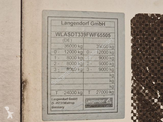 Semiremorca Langendorf SDT / Doppelstock