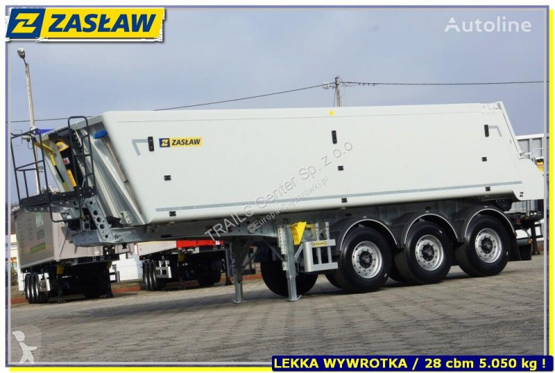 Semi remorque Zasław 28 m³ !! Light UP 4.990 kg...