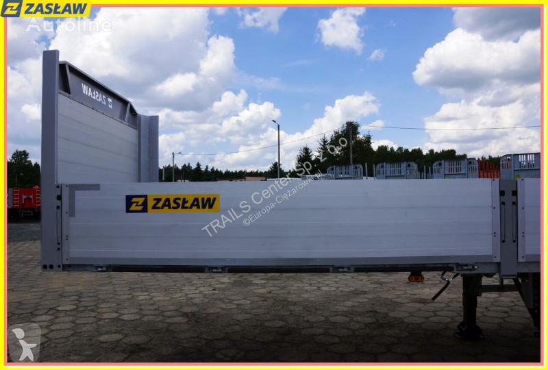 نصف مقطورة Zasław ALU sides 800 mm. HEAVY...