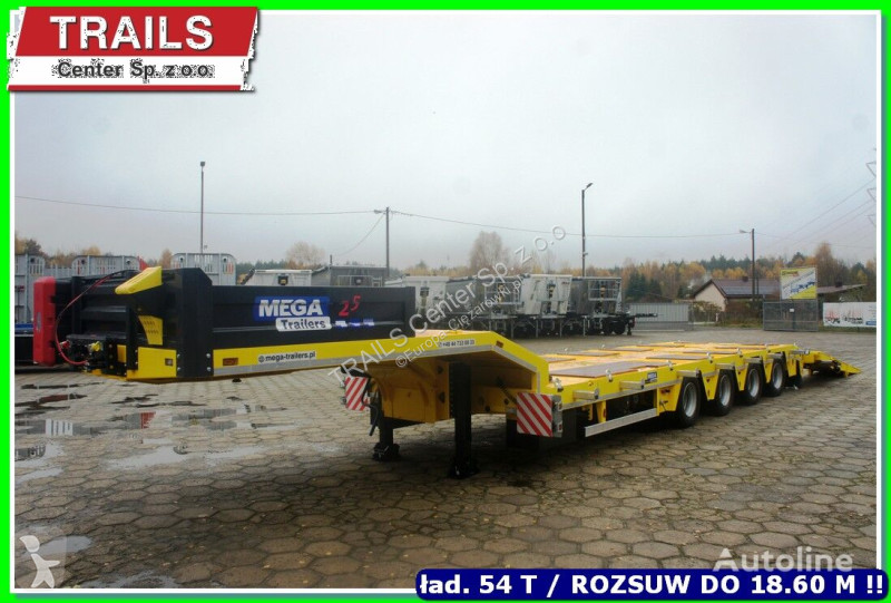 Semirimorchio Mega 4 axle low floor 18.600 m....
