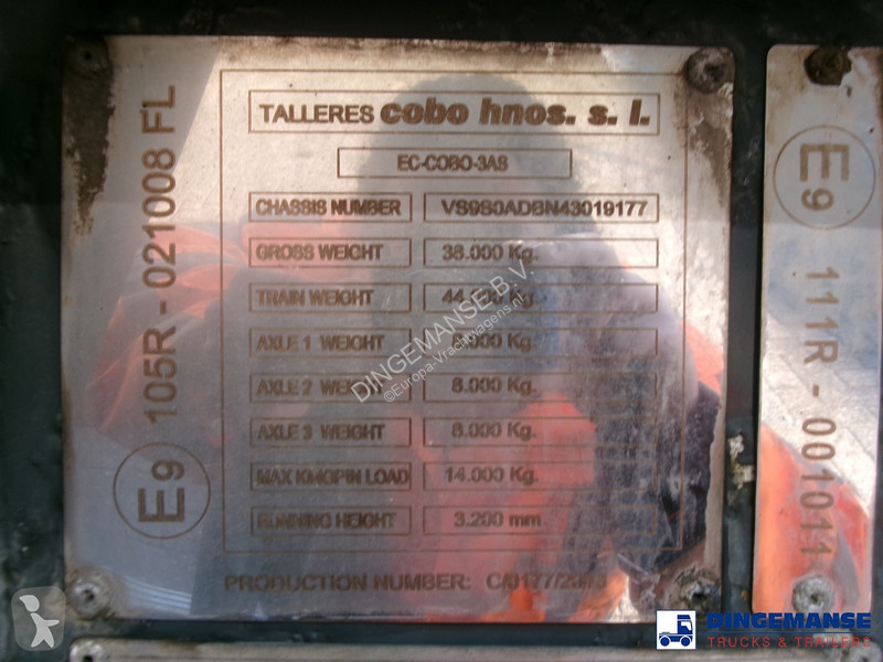 Semiremorca Cobo Fuel tank alu 44.7 m3 / 6 comp...