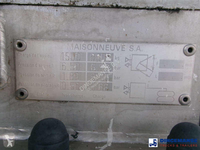 Semiremorca Maisonneuve Chemical tank inox L4BH...