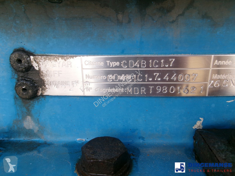 Semiremorca Magyar Chemical tank inox L4BH 34...