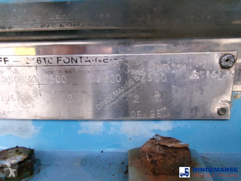 Semiremorca Magyar Chemical tank inox L4BH 33.5...
