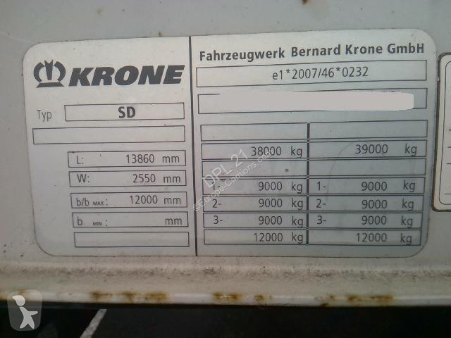 Semi remorque Krone  Coil Liner