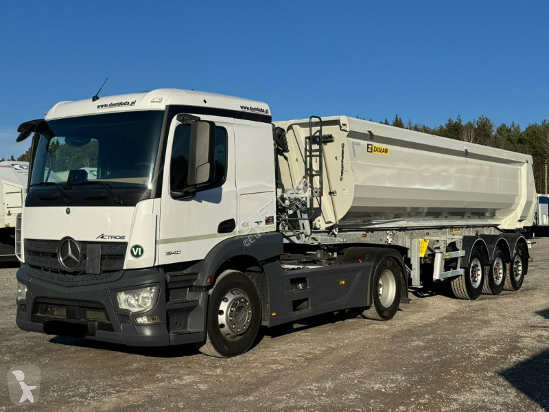 Semitrailer Zasław D-653A Mulda Stalowa Hardox 30m