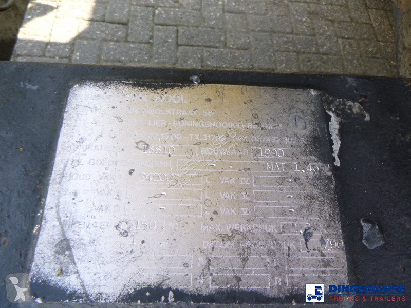 Semiremorca Van Hool Chemical tank inox 24 m3 /...