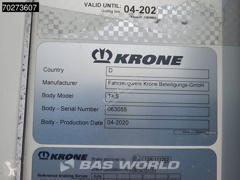 Semitrailer Krone TUV 06/25 Blumenbreit...