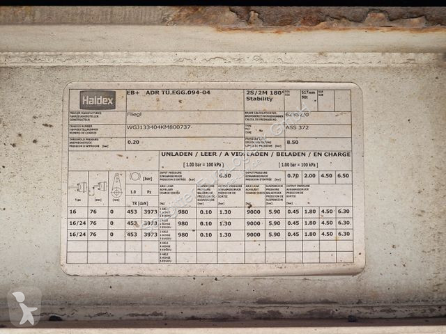 Semitrailer Fliegl ASS 372 Thermo / Thermomulde...