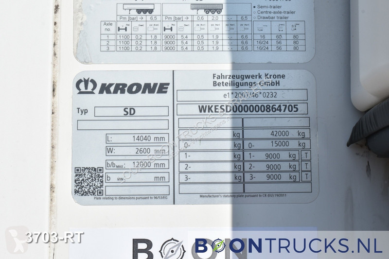 Semitrailer Krone COOL LINER + CARRIER VECTOR...