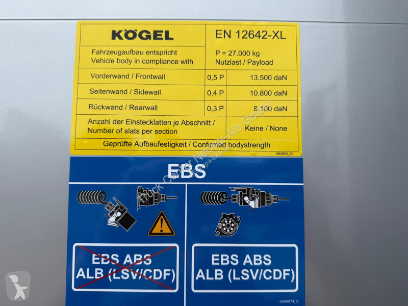 Semiremorca Kögel   3 Achs Std. Lift  BPW XL...