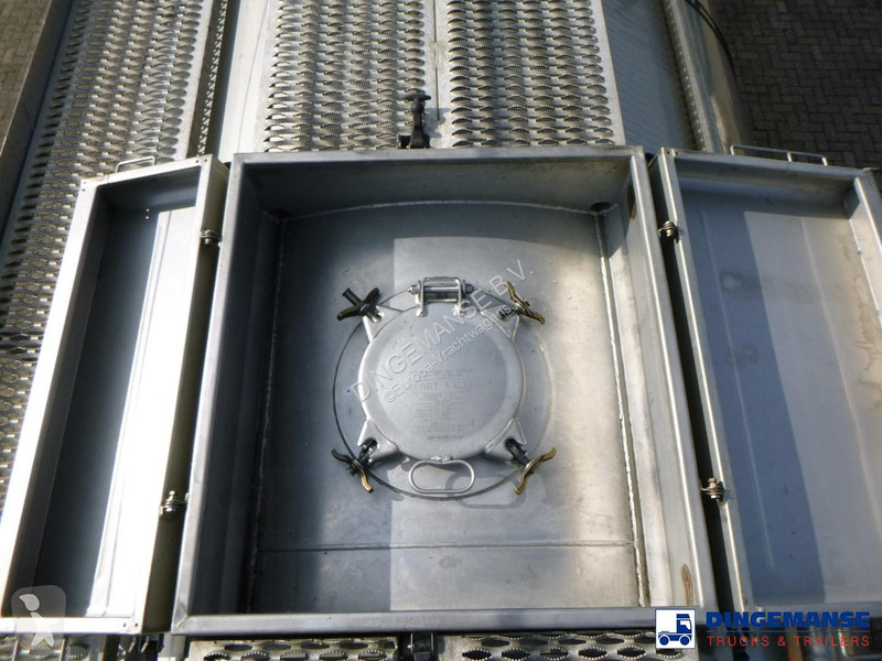 Félpótkocsi  Chemical tank inox 37.5 m3 / 1...