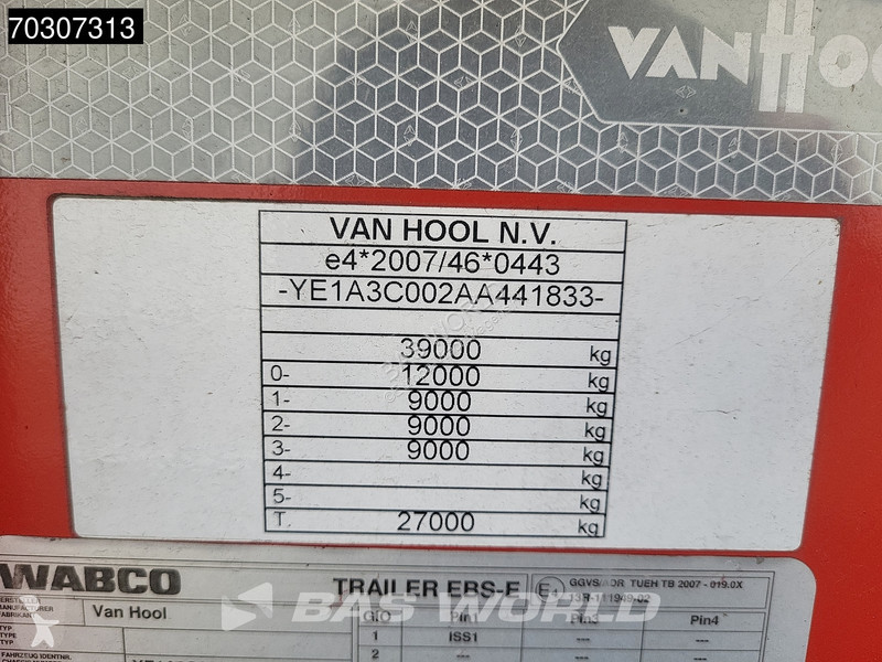 نصف مقطورة Van Hool 20ft