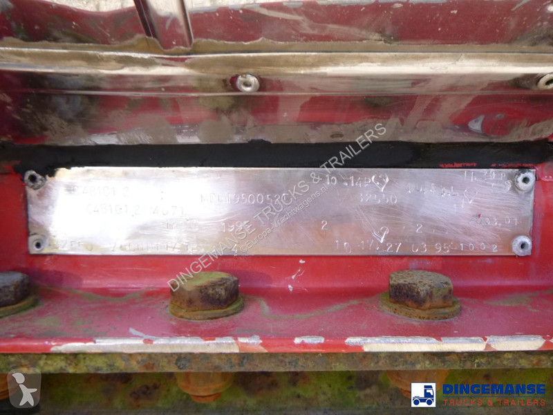 نصف مقطورة Magyar Chemical tank inox 32.5 m3 /...