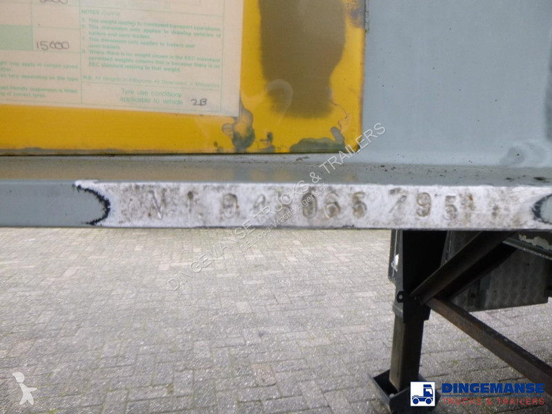 Semi remorque  Fuel tank alu 37 m3 / 2 comp