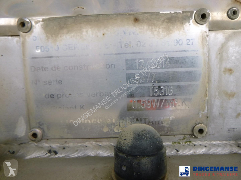Sættevogn Maisonneuve Food (milk) tank inox 29...