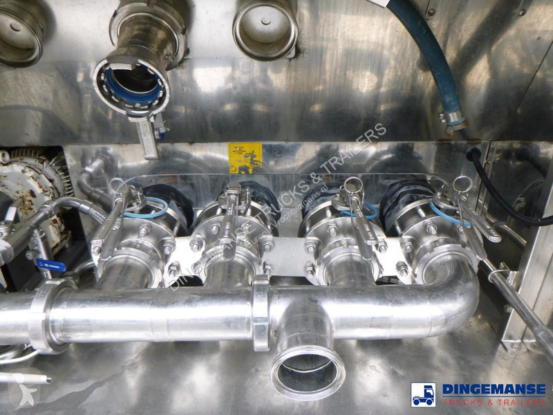 نصف مقطورة Van Hool Food tank inox 36 m3 / 4...