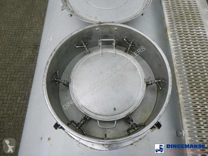 Oplegger Magyar Chemical tank inox L4BH 32.5 m3...