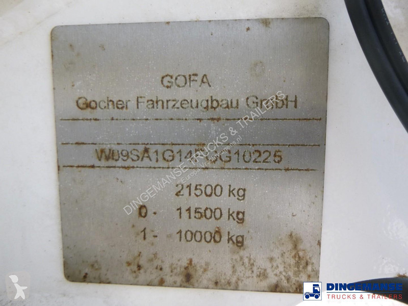 نصف مقطورة Gofa Gas tank steel 30 m3 / 1 comp +...