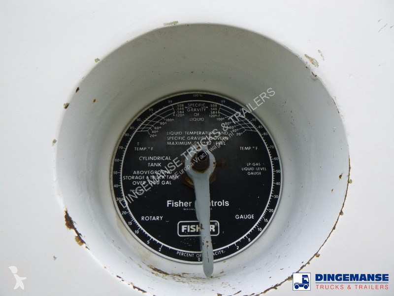 Oplegger  Gas tank steel 46.9 m3 / 1 comp + pump