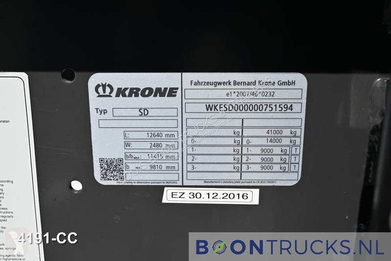 نصف مقطورة Krone + GENSET 2021 (1225 HOURS) |...