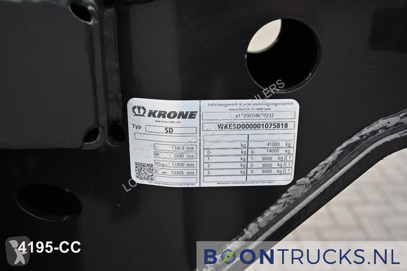 نصف مقطورة Krone BOX LINER | 2x20-40-45ft HC *...