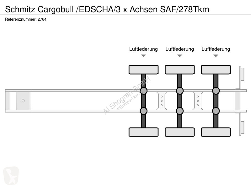 Oplegger Schmitz Cargobull /EDSCHA/3 x Achsen...