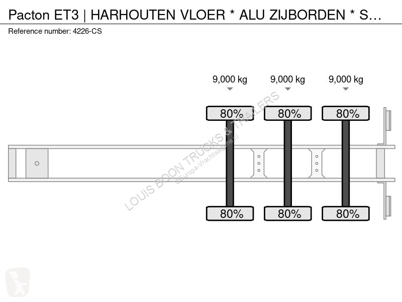 Semirremolque Pacton ET3 | HARHOUTEN VLOER *...