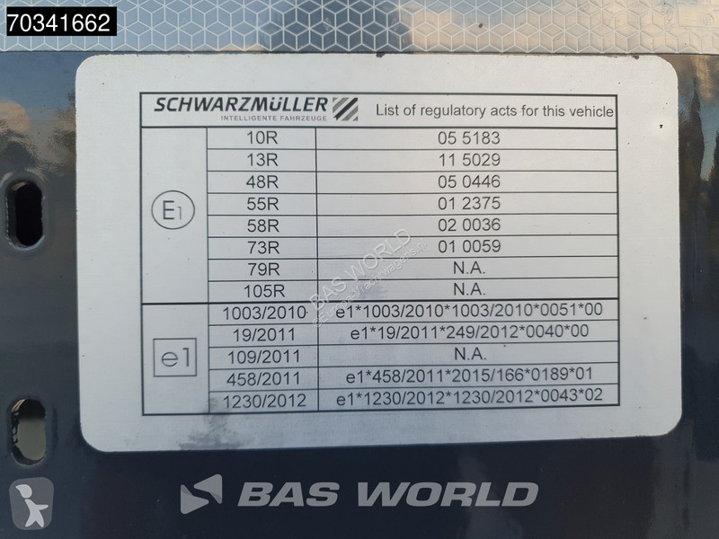 Schwarzmüller SM 25m3 Lift Axle ISO TÜV 07/27...