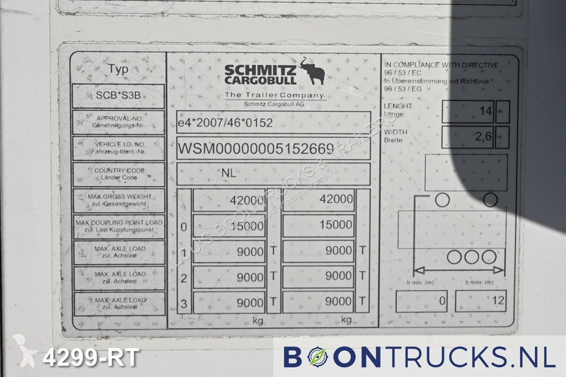Schmitz Cargobull SCB*S3B + THERMO KING SLX400...