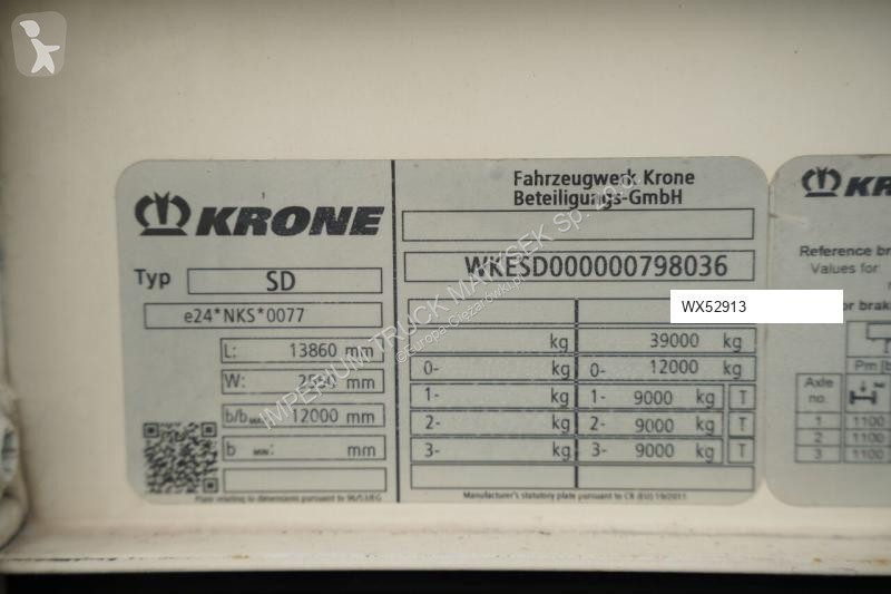 نصف مقطورة Krone / BURTO FIRANKA / STANDARD /...