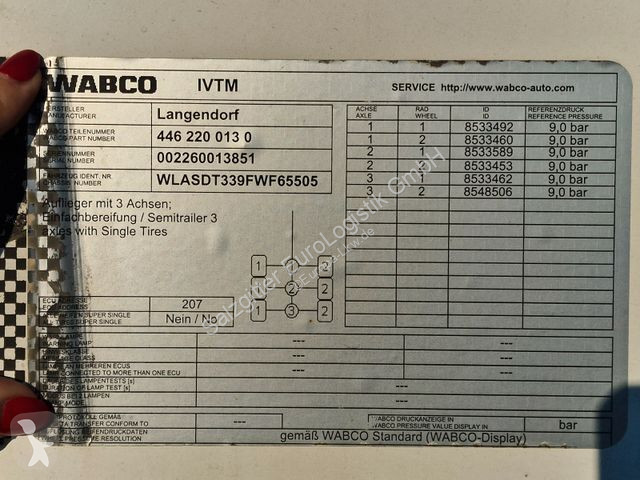 Semiremorca Langendorf SDT / Doppelstock
