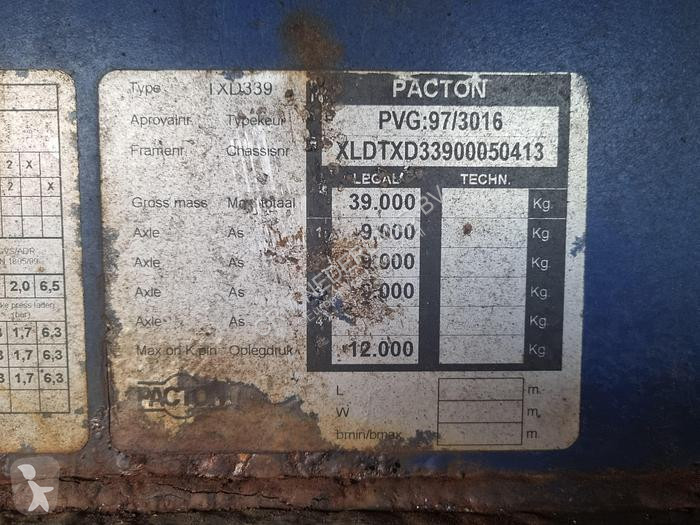 Oplegger Pacton TXD 339 | Air suspension | BPW...