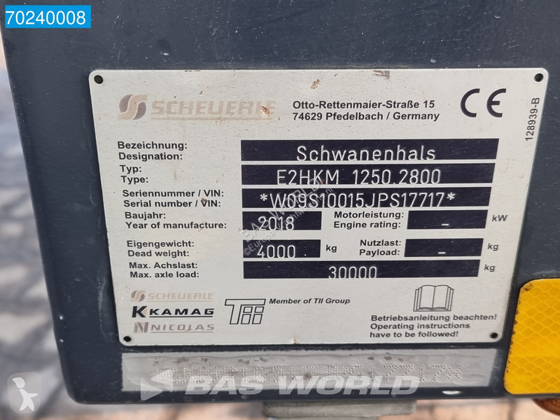 Oplegger Scheuerle E2HKM 1250.2800 More axles...