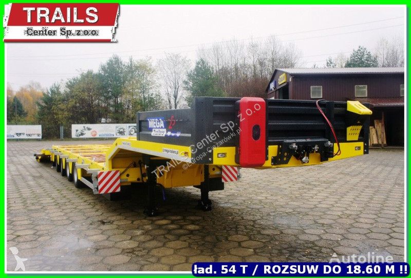 Semirimorchio Mega 4 axle low floor 18.600 m....