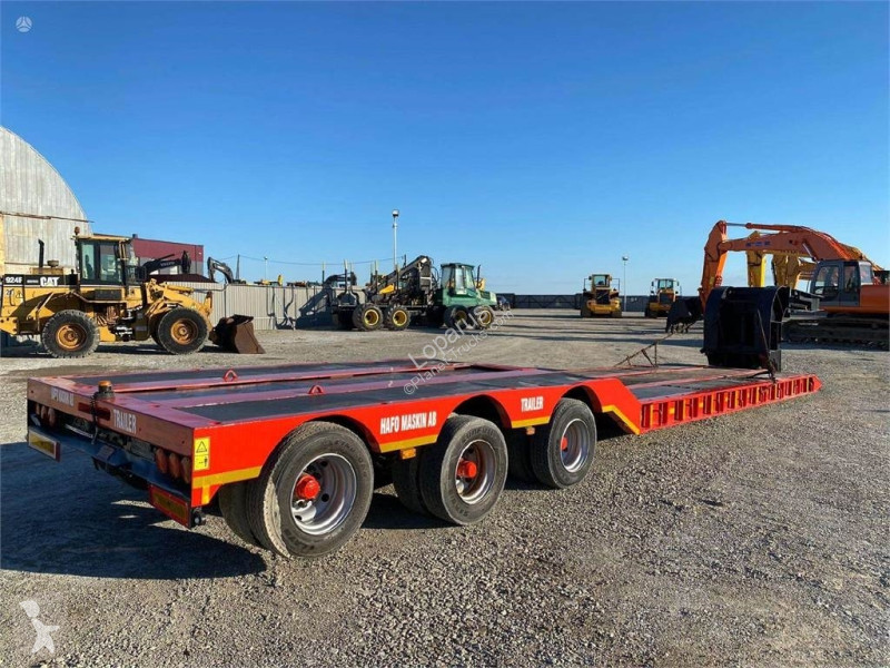 Semirimorchio  Gooseneck lowbed , axle lift