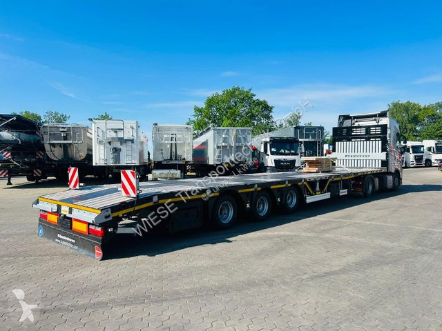 Semitrailer Kässbohrer Mega Tele HD Plattform...