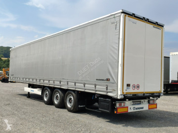 Semitrailer skjutbara ridåer (flexibla skjutbara sidoväggar) Krone