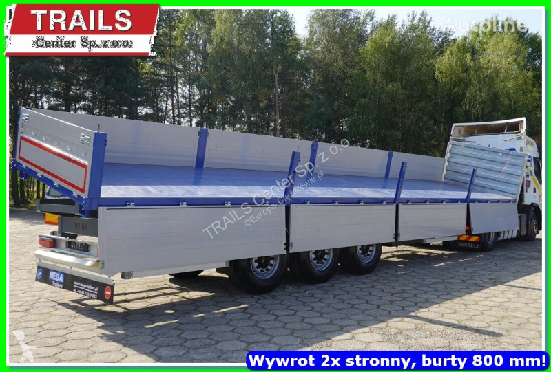 Semiremorca Mega 29 m³ / 12.600 m. 2 x side...
