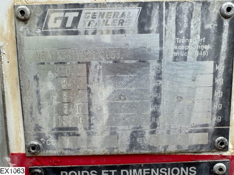 Semitrailer General Trailers Fuel 37556 Liter,...