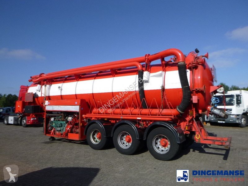 Oplegger  Vacuum tank steel (tipping) 29 m3 / 1...