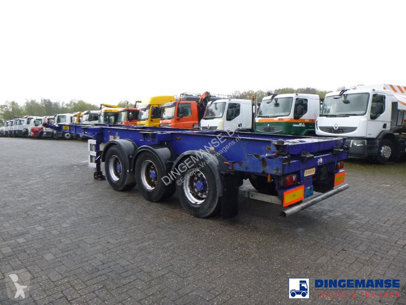 نصف مقطورة Dennison 3-axle container trailer...