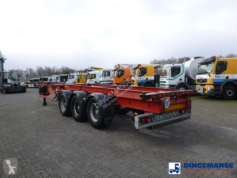 نصف مقطورة Asca 3-axle container trailer