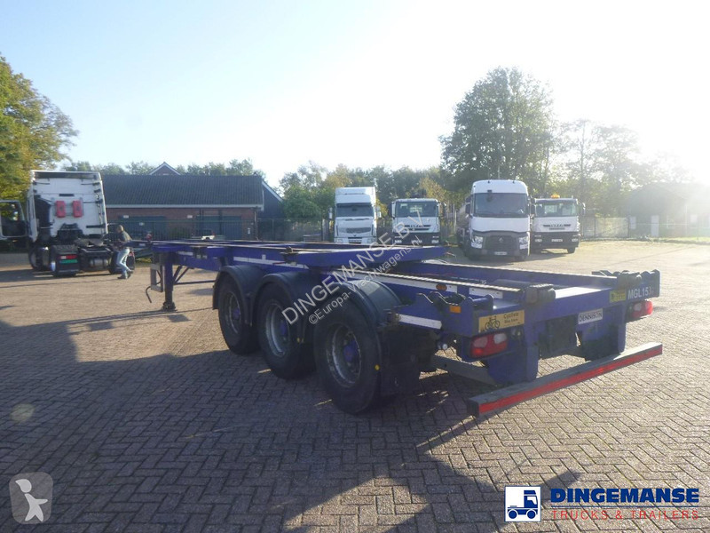 نصف مقطورة Dennison 3-axle container trailer...