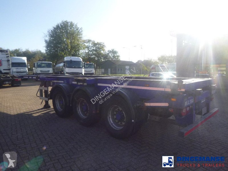 نصف مقطورة Dennison 3-axle container trailer...