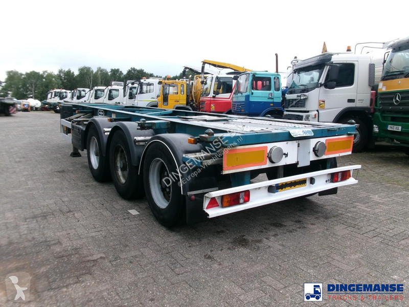 نصف مقطورة Van Hool 3-axle container chassis...
